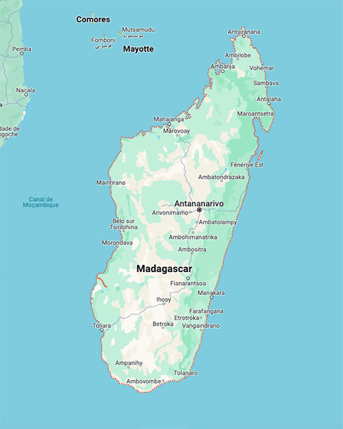 madagascar mapa