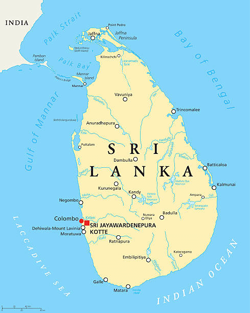 sri lanka mapa